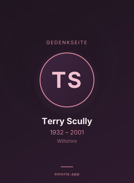 Gedenkportrait von Terry Scully
