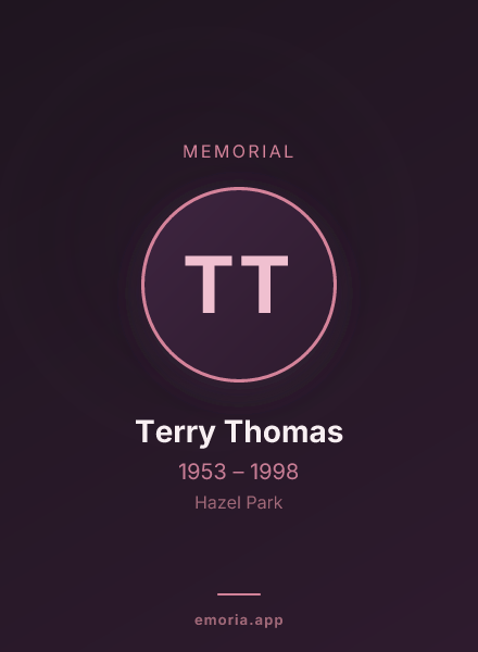 Memorial portrait of Terry Thomas