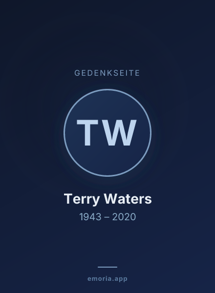 Gedenkportrait von Terry Waters