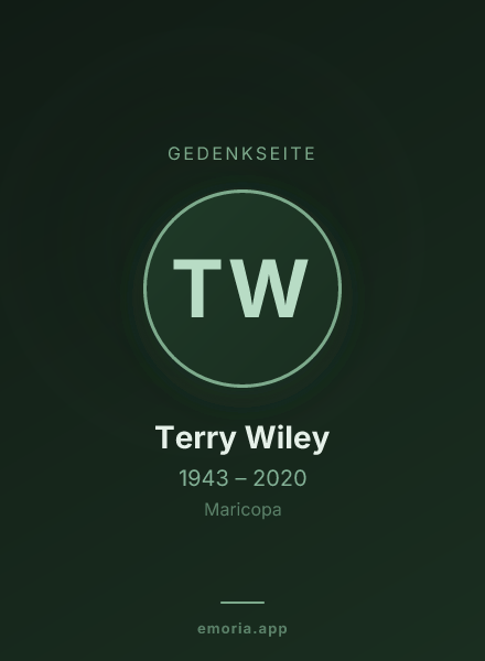 Gedenkportrait von Terry Wiley