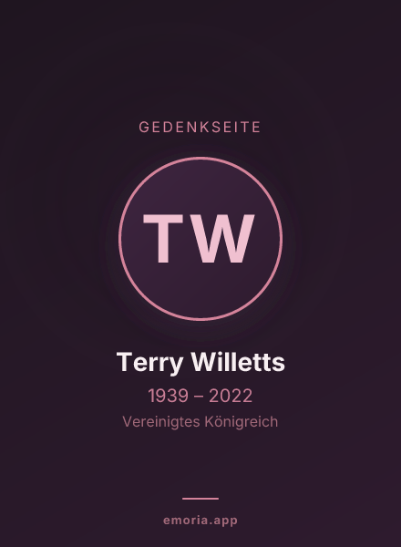 Gedenkportrait von Terry Willetts