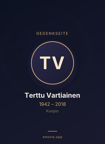 Gedenkportrait von Terttu Vartiainen
