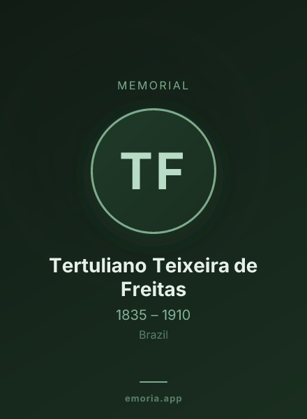 Memorial portrait of Tertuliano Teixeira de Freitas