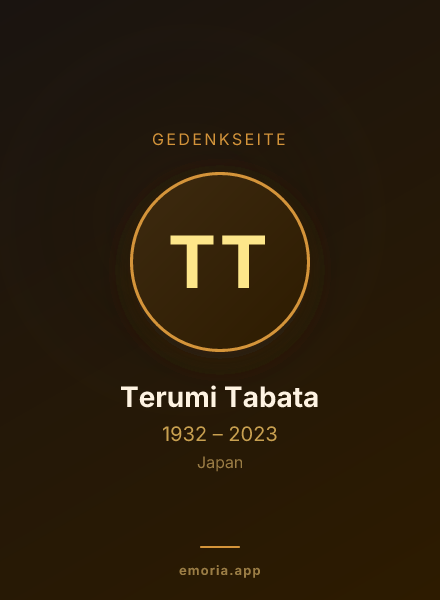 Gedenkportrait von Terumi Tabata
