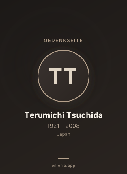 Gedenkportrait von Terumichi Tsuchida