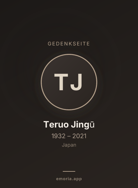 Gedenkportrait von Teruo Jingū