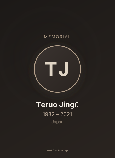 Memorial portrait of Teruo Jingū
