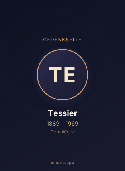 Gedenkportrait von Tessier