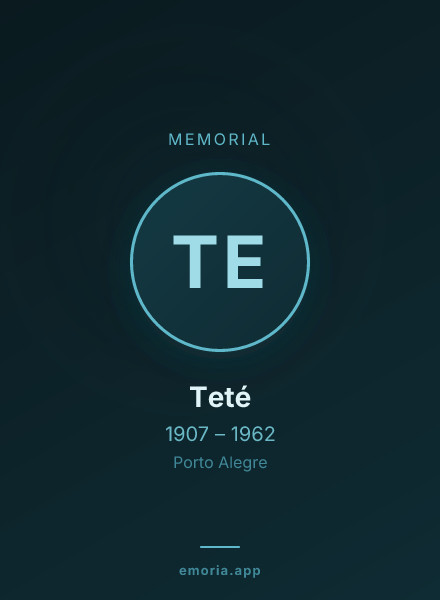 Memorial portrait of Teté