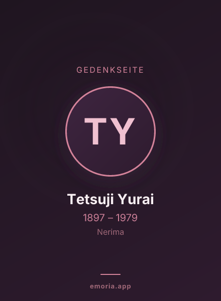 Gedenkportrait von Tetsuji Yurai