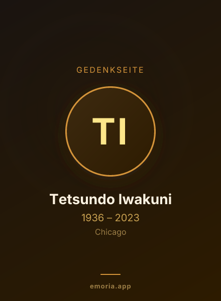 Gedenkportrait von Tetsundo Iwakuni