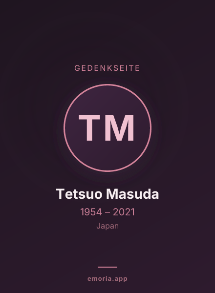 Gedenkportrait von Tetsuo Masuda
