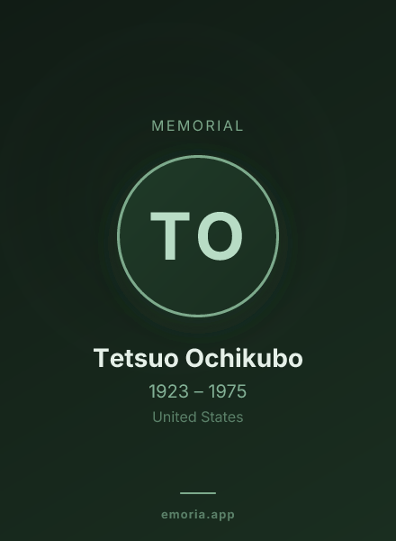 Memorial portrait of Tetsuo Ochikubo