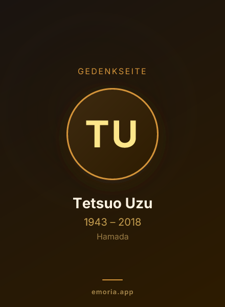 Gedenkportrait von Tetsuo Uzu
