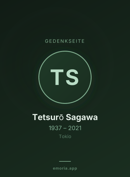 Gedenkportrait von Tetsurō Sagawa