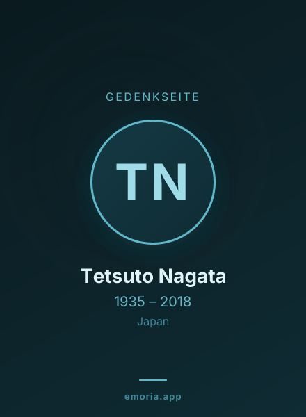 Gedenkportrait von Tetsuto Nagata