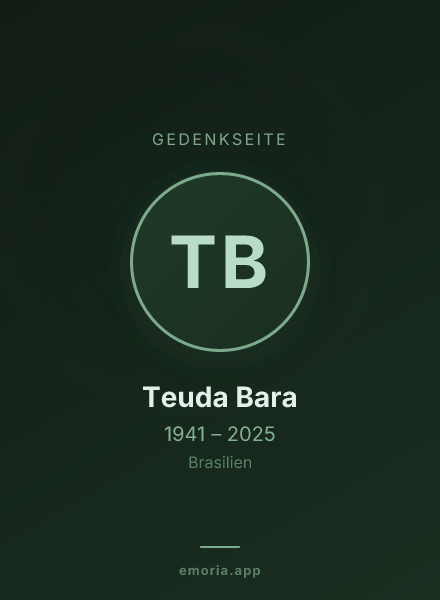 Gedenkportrait von Teuda Bara