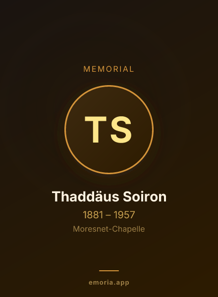 Memorial portrait of Thaddäus Soiron