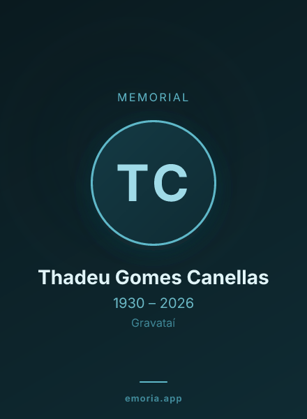 Memorial portrait of Thadeu Gomes Canellas
