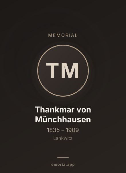 Memorial portrait of Thankmar von Münchhausen