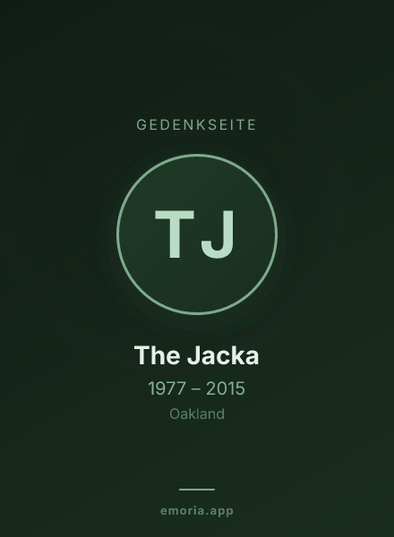 Gedenkportrait von The Jacka