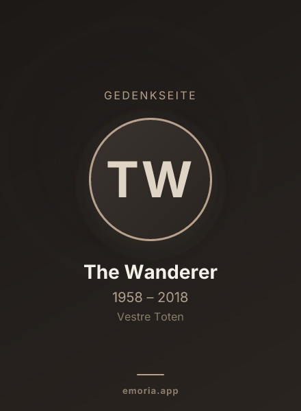 Gedenkportrait von The Wanderer