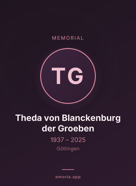 Memorial portrait of Theda von Blanckenburg der Groeben