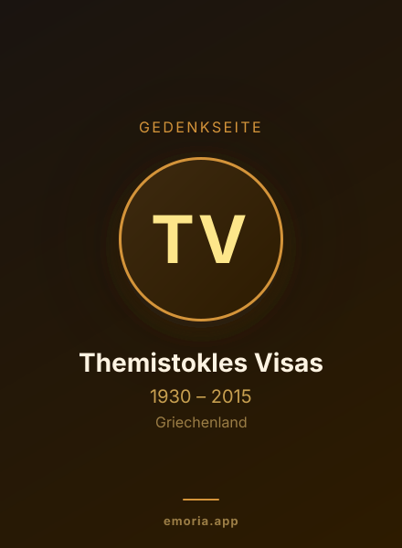 Gedenkportrait von Themistokles Visas