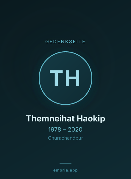 Gedenkportrait von Themneihat Haokip