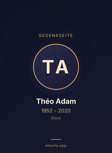 Gedenkportrait von Théo Adam