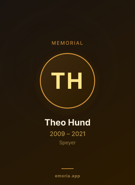 Memorial portrait of Theo Hund