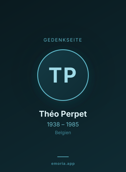 Gedenkportrait von Théo Perpet