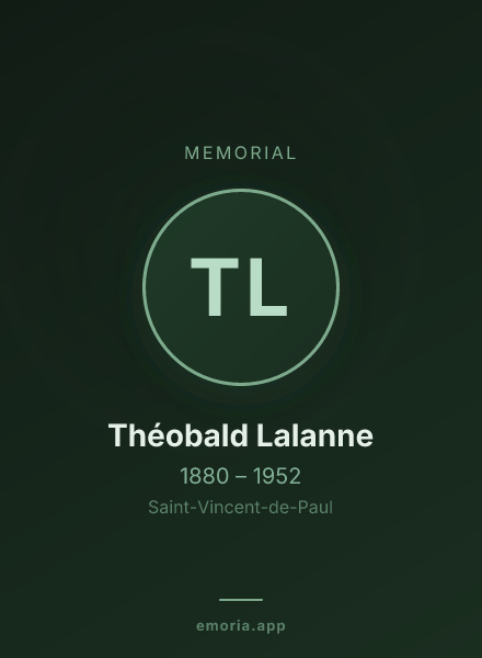 Memorial portrait of Théobald Lalanne