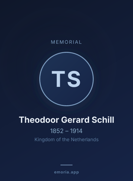 Memorial portrait of Theodoor Gerard Schill
