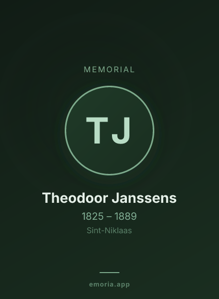 Memorial portrait of Theodoor Janssens
