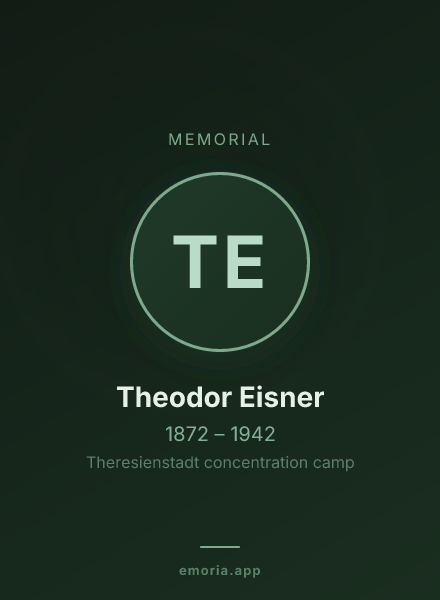 Memorial portrait of Theodor Eisner