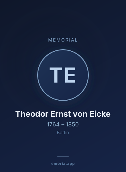 Memorial portrait of Theodor Ernst von Eicke