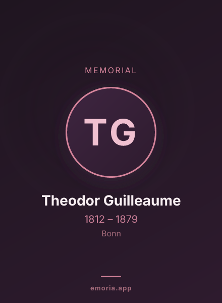 Memorial portrait of Theodor Guilleaume