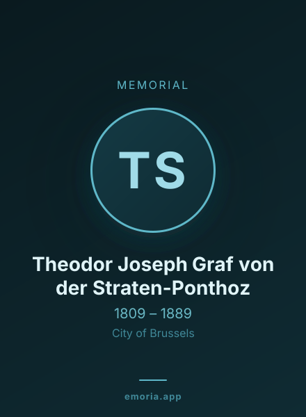 Memorial portrait of Theodor Joseph Graf von der Straten-Ponthoz
