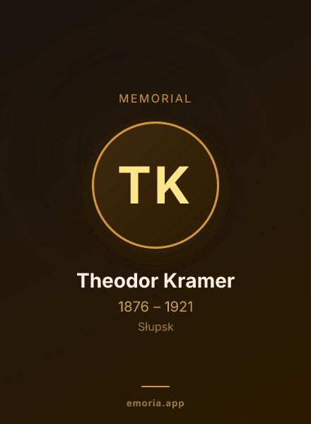 Memorial portrait of Theodor Kramer