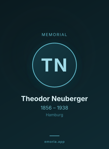 Memorial portrait of Theodor Neuberger