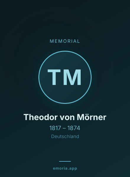 Memorial portrait of Theodor von Mörner