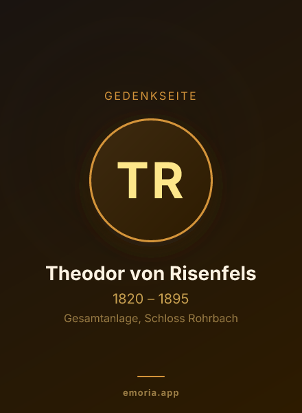 Gedenkportrait von Theodor von Risenfels