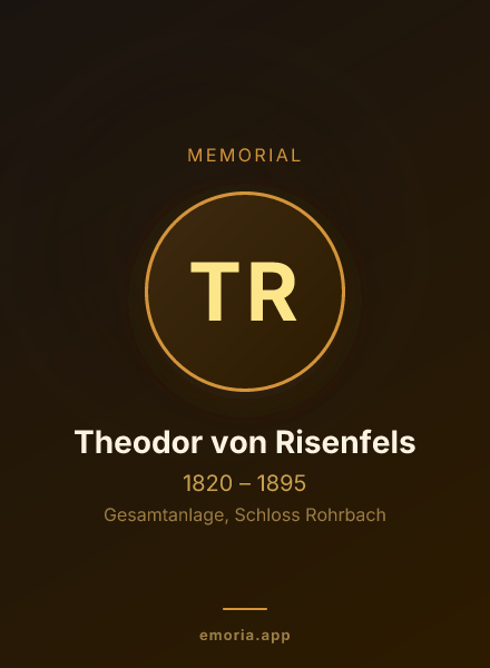 Memorial portrait of Theodor von Risenfels