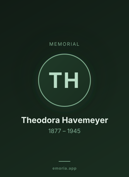 Memorial portrait of Theodora Havemeyer