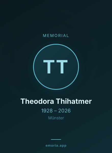 Memorial portrait of Theodora Thihatmer