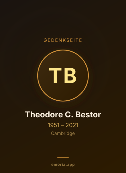 Gedenkportrait von Theodore C. Bestor