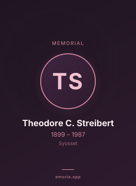 Memorial portrait of Theodore C. Streibert