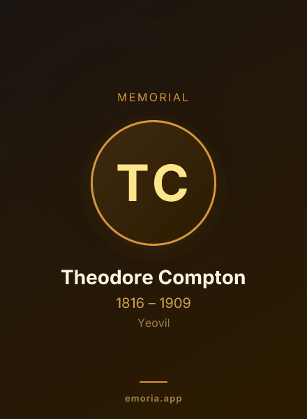 Memorial portrait of Theodore Compton