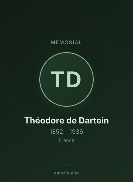 Memorial portrait of Théodore de Dartein